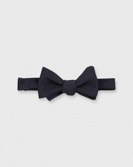 Formal Bow Tie Navy Silk Faille