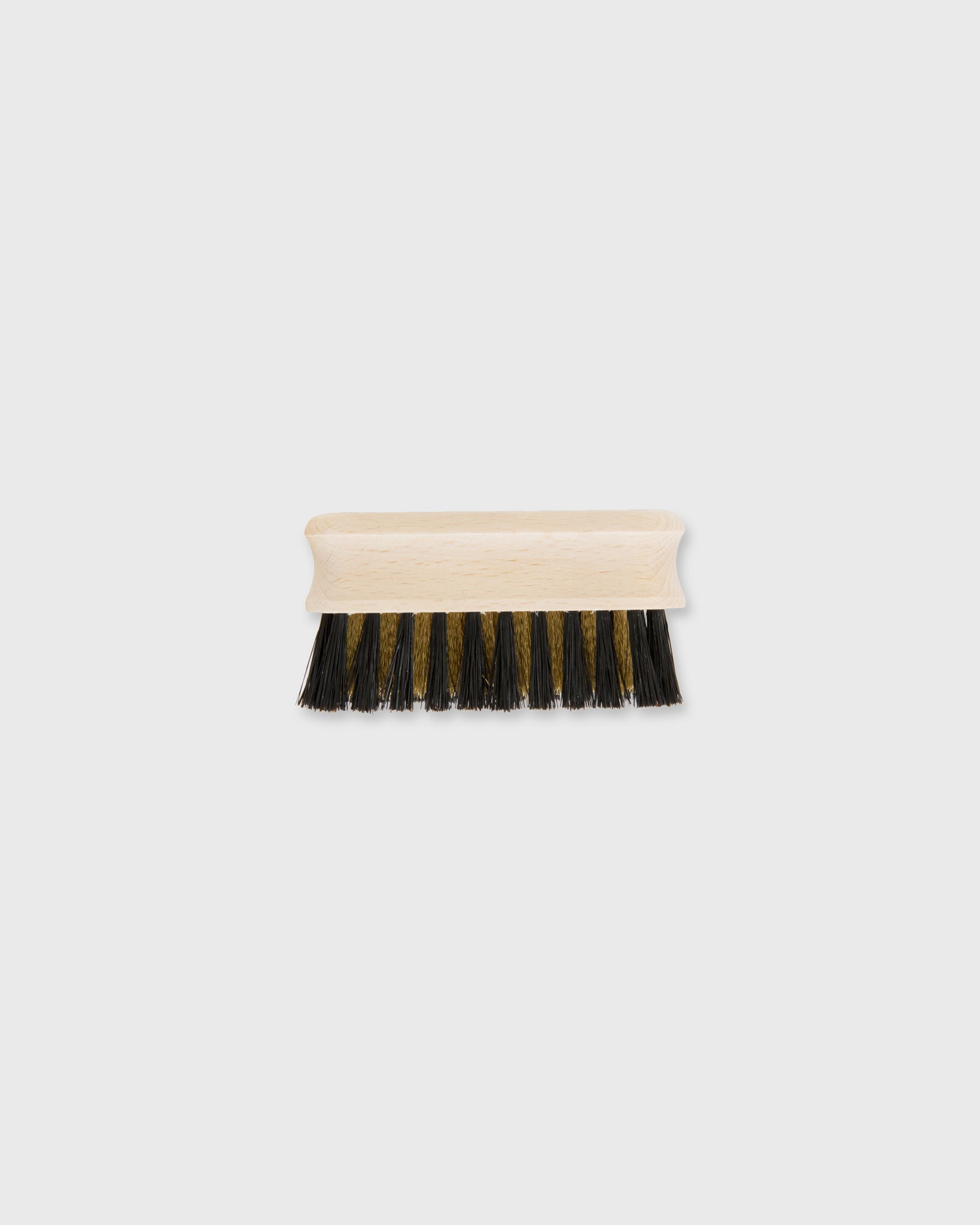 Small Suede Brush Untreated Beechwood/Brass Bristles