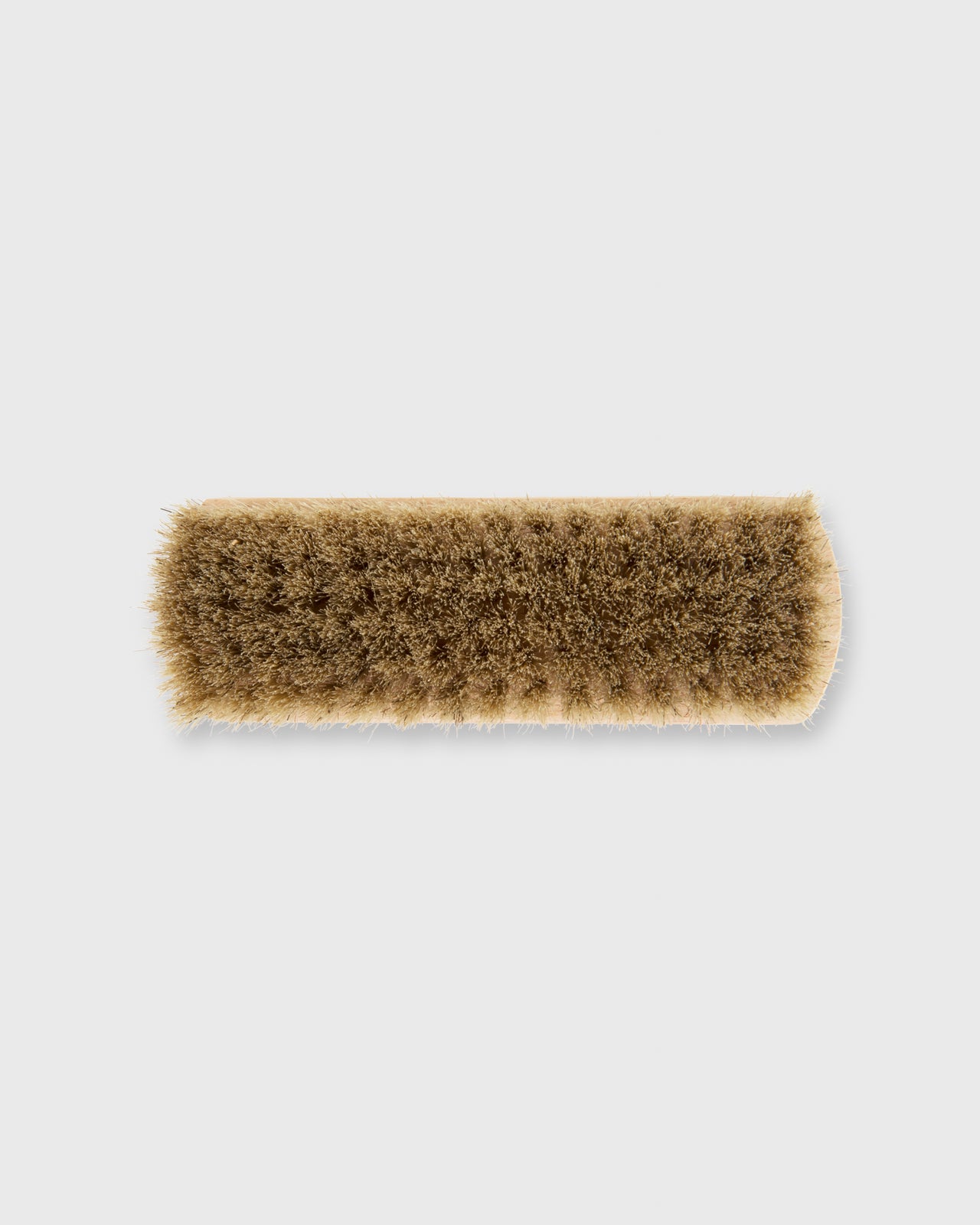 Shoe Shine Brush Untreated Beechwood/Light Bristles