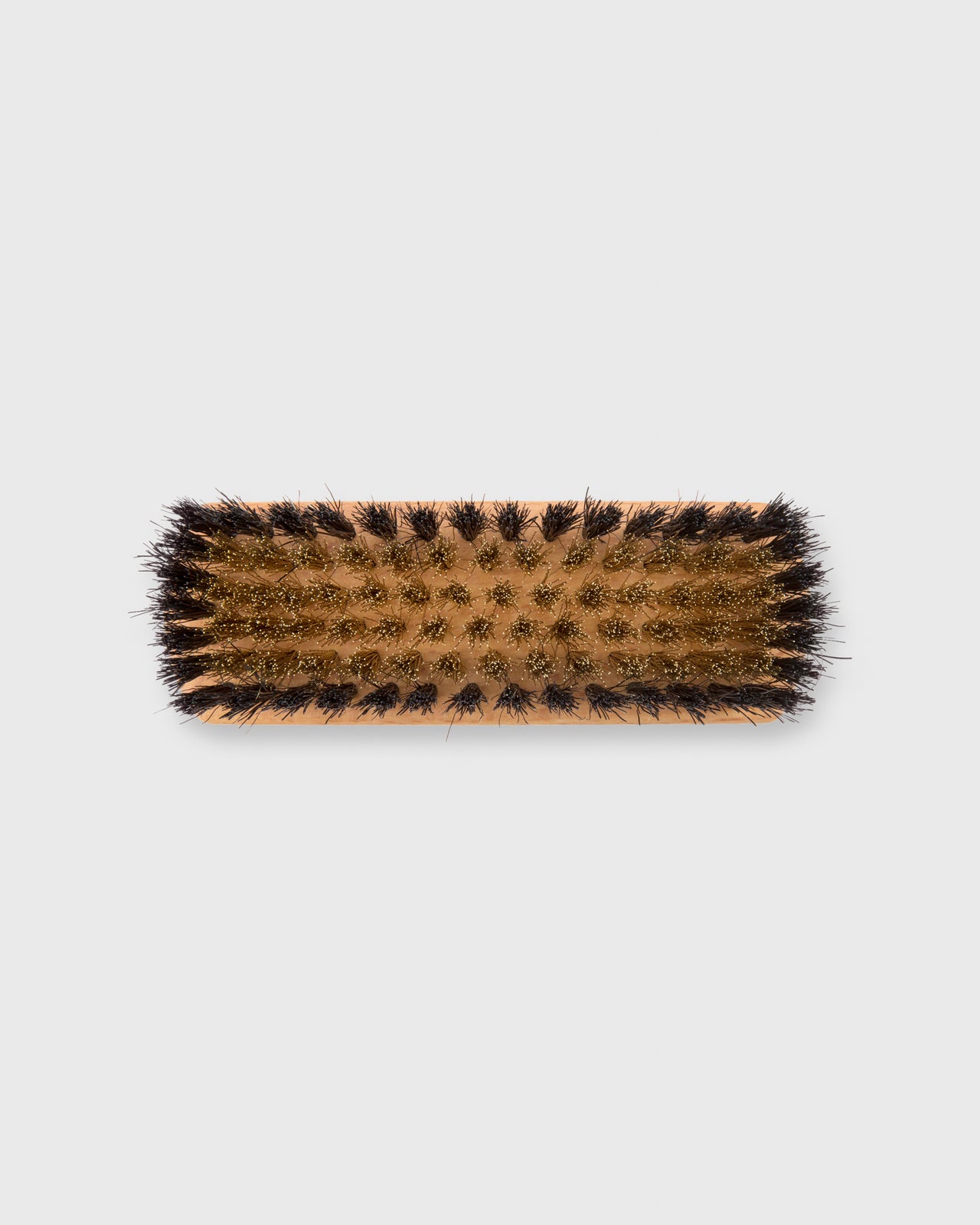 Large Suede Brush Oiled Beechwood/Brass Bristles