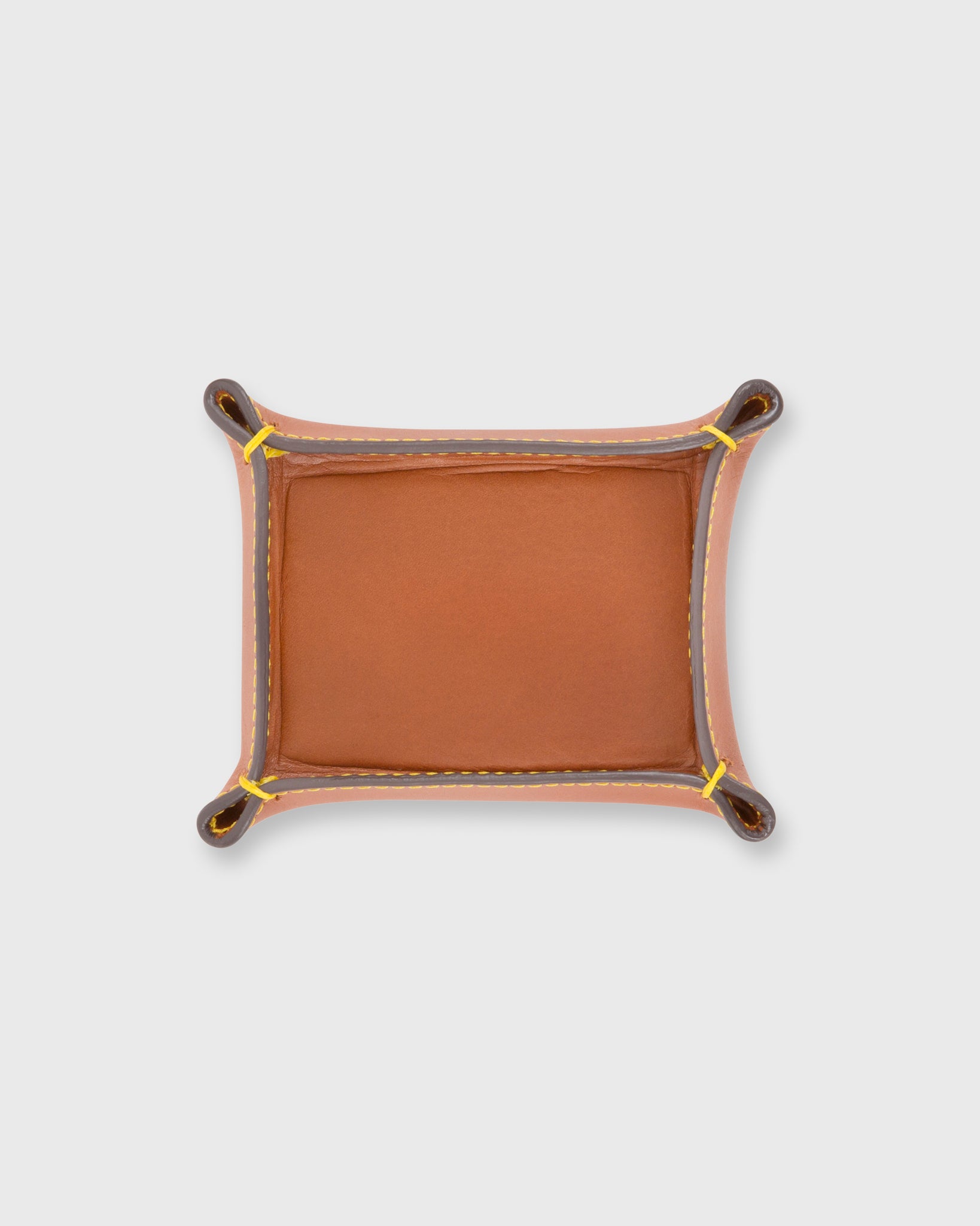 Small Tray in Golden Leather