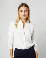 Load image into Gallery viewer, Icon Blouse in Ivory Silk Crepe de Chine
