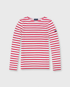 Modern Minquiers Tee Neige/Tulip Stripe