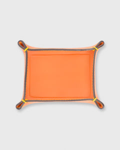 Small Tray Orange Leather
