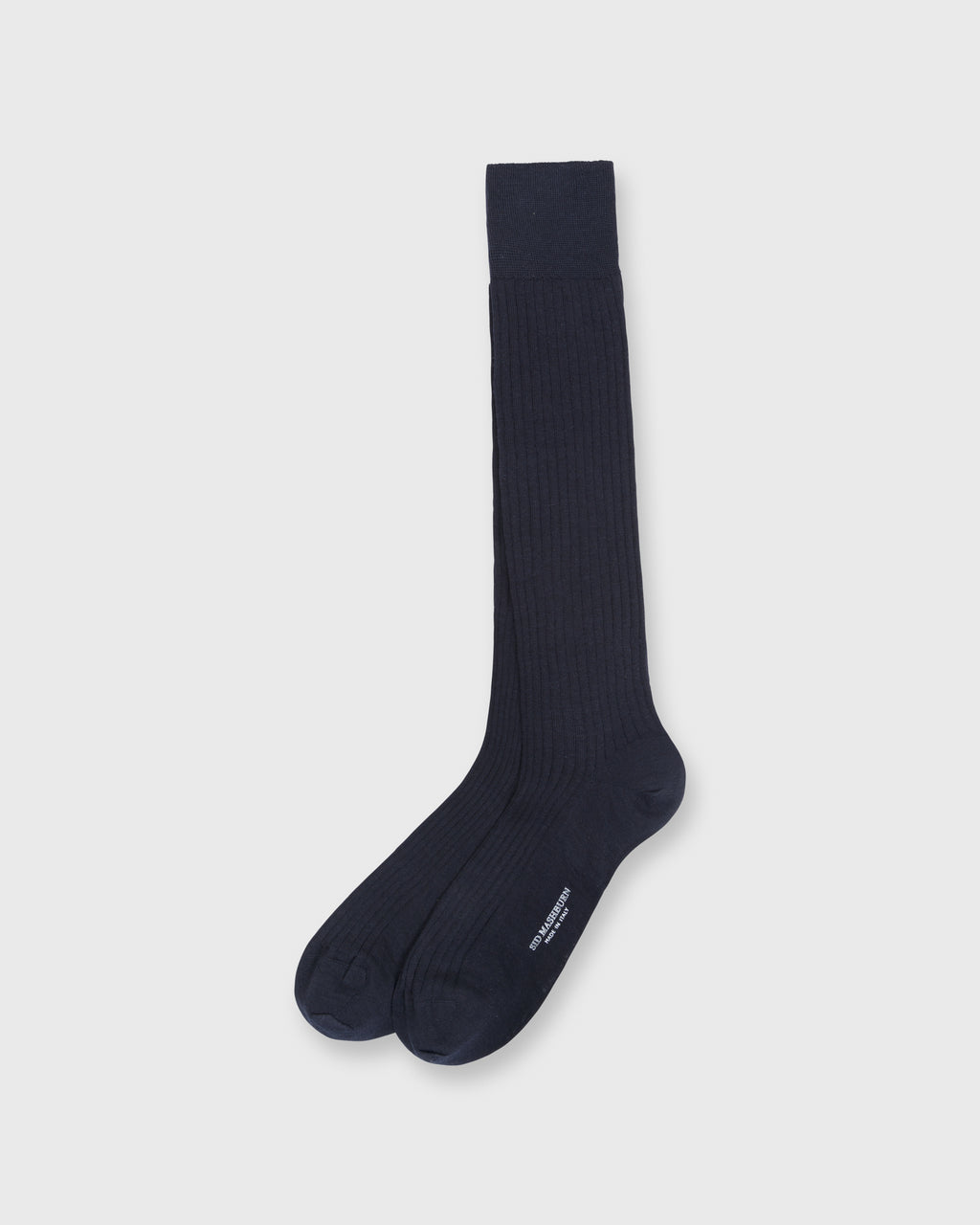 Over-The-Calf Dress Socks Navy Extra Fine Merino