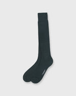 Load image into Gallery viewer, Over-The-Calf Dress Socks Bottle Green Extra Fine Merino
