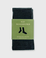 Load image into Gallery viewer, Over-The-Calf Dress Socks Bottle Green Extra Fine Merino
