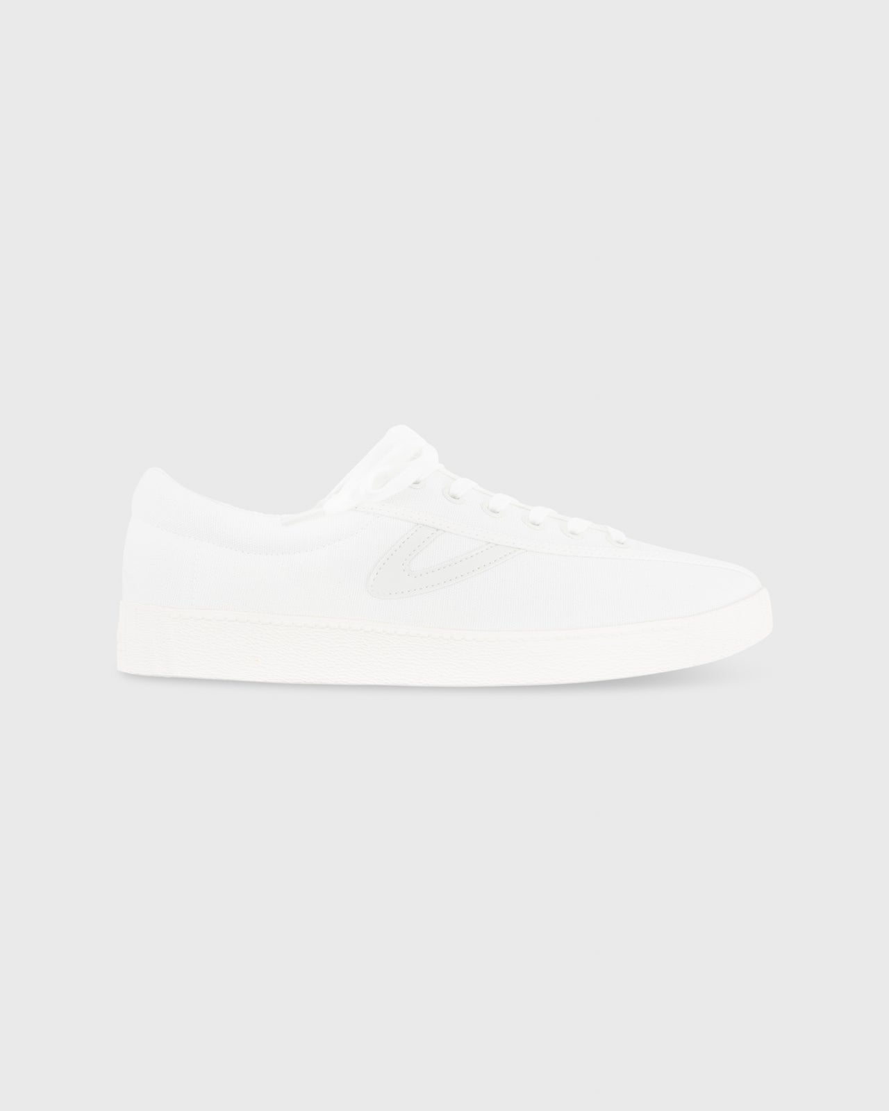Men's Nylite Canvas Sneaker in White/White
