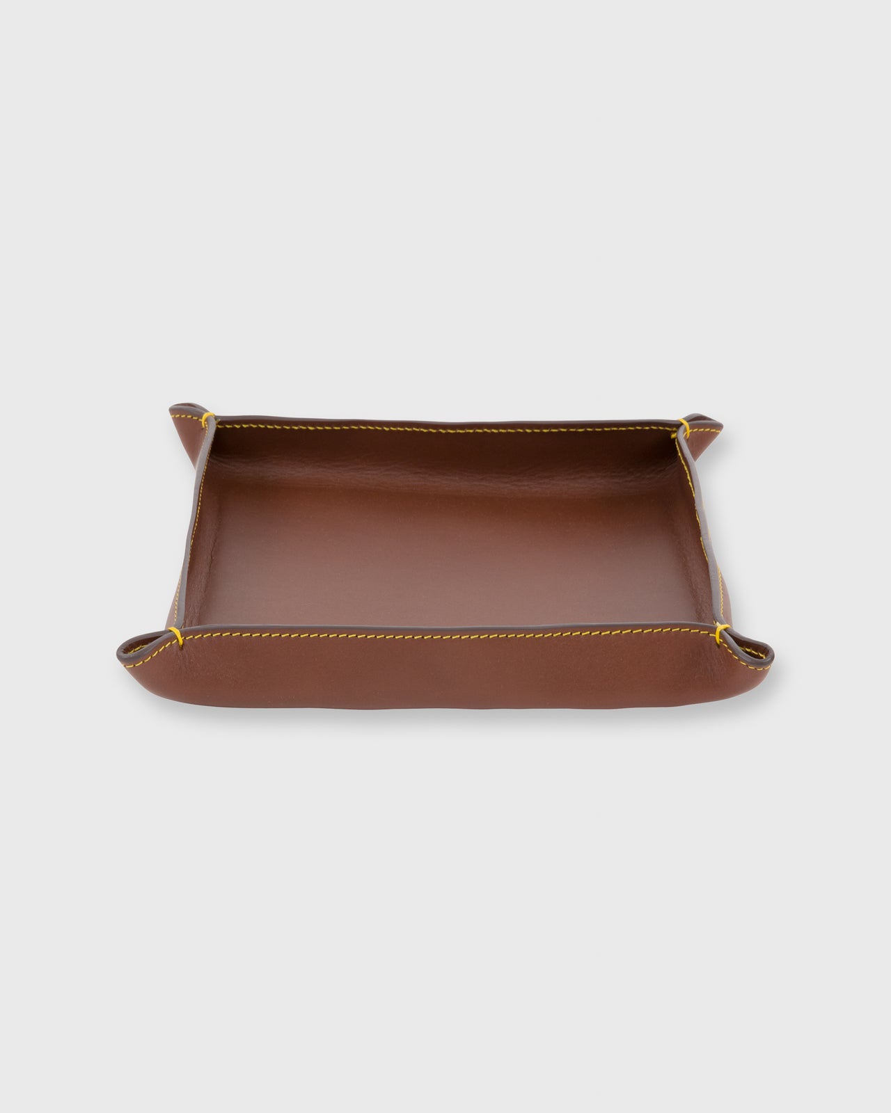Large Tray Papaya Leather