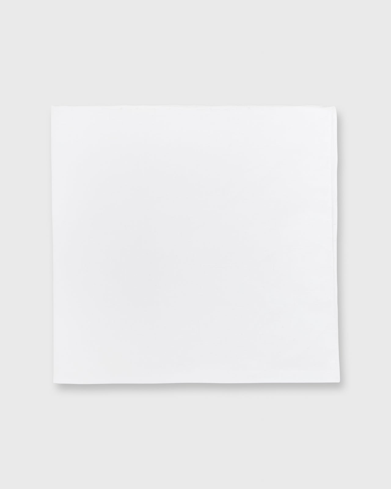 Hand-Rolled Pocket Square White Cotolino