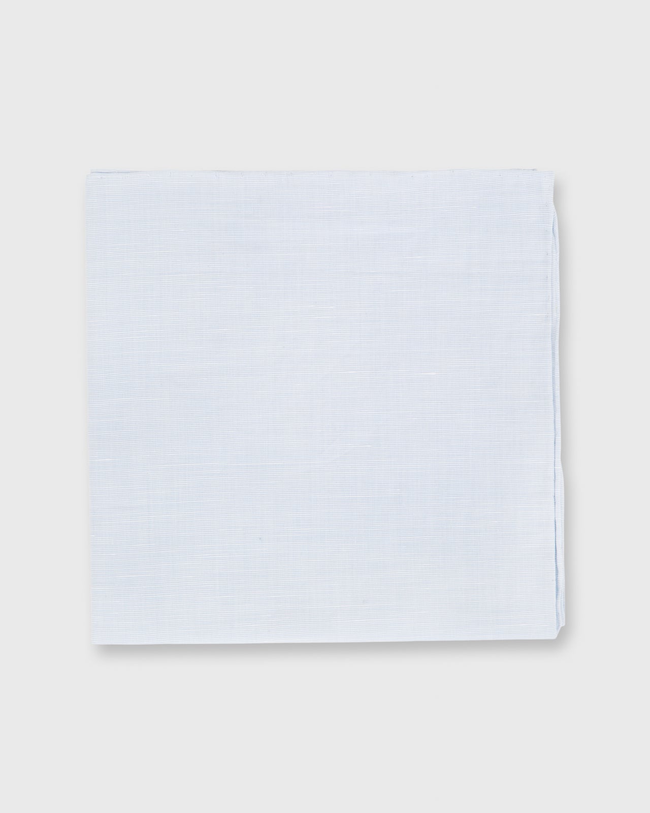 Hand-Rolled Pocket Square Sky Blue Cotolino
