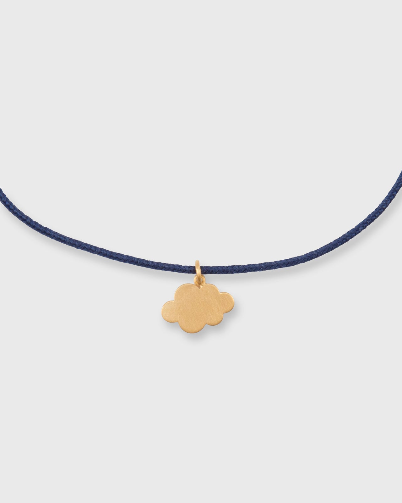 Small Heaven Charm Bracelet in Gold/Assorted Color Cord