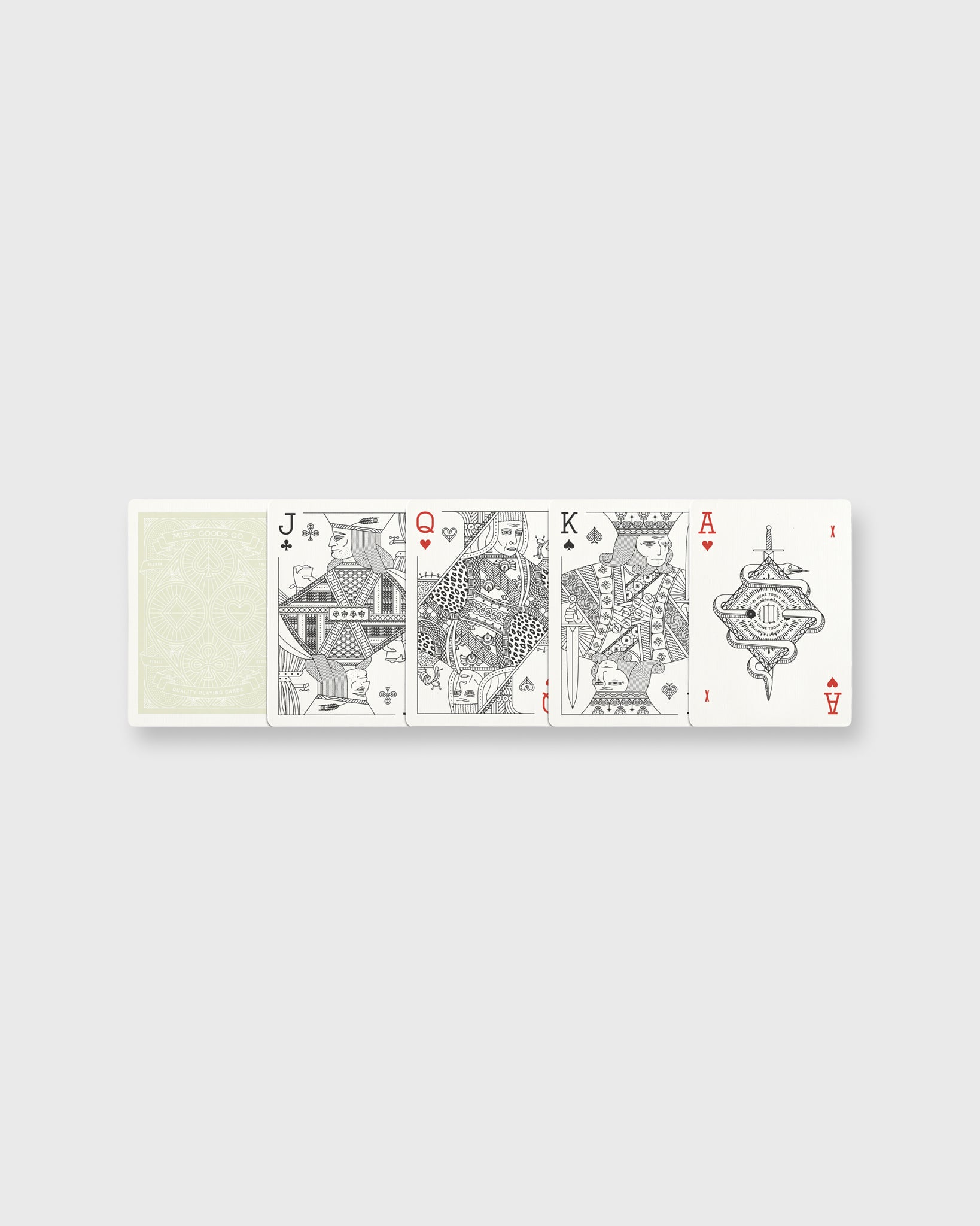 Playing Cards in Ivory