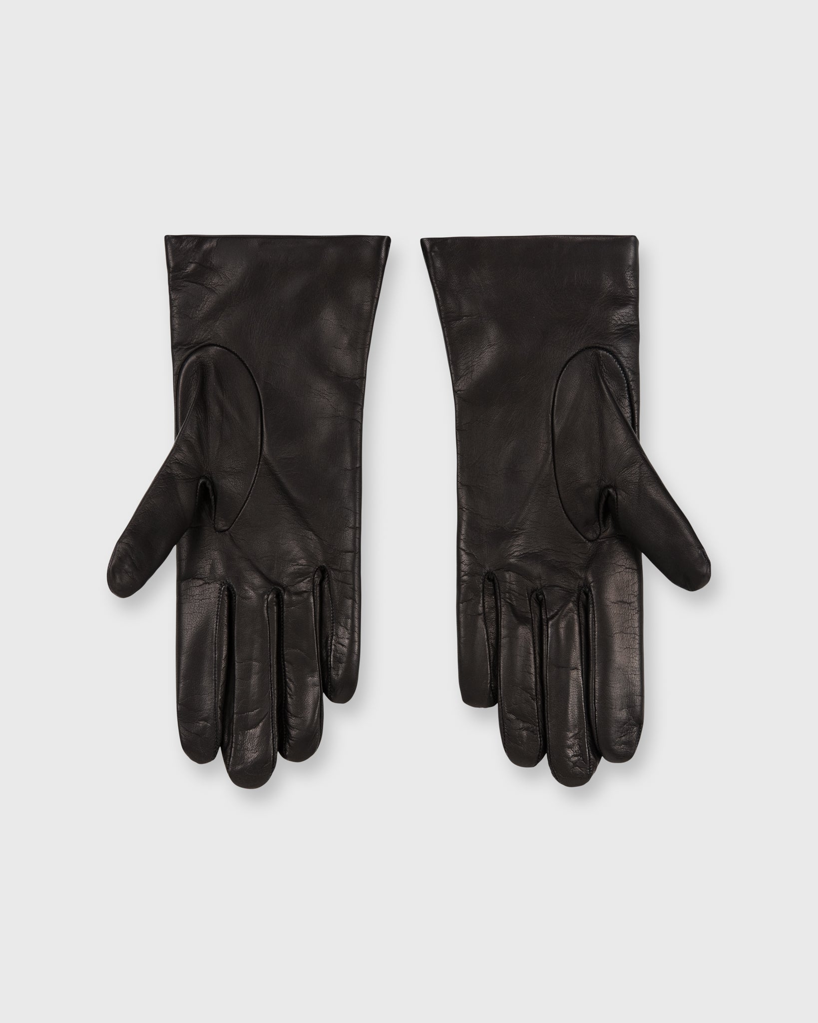 Cashmere-Lined Gloves Black Nappa Leather