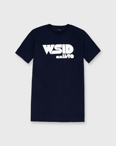 WSID T-Shirt Navy/White