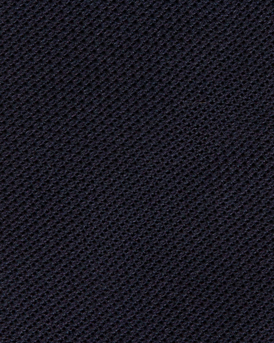 Silk Fino Grenadine Tie Dark Navy