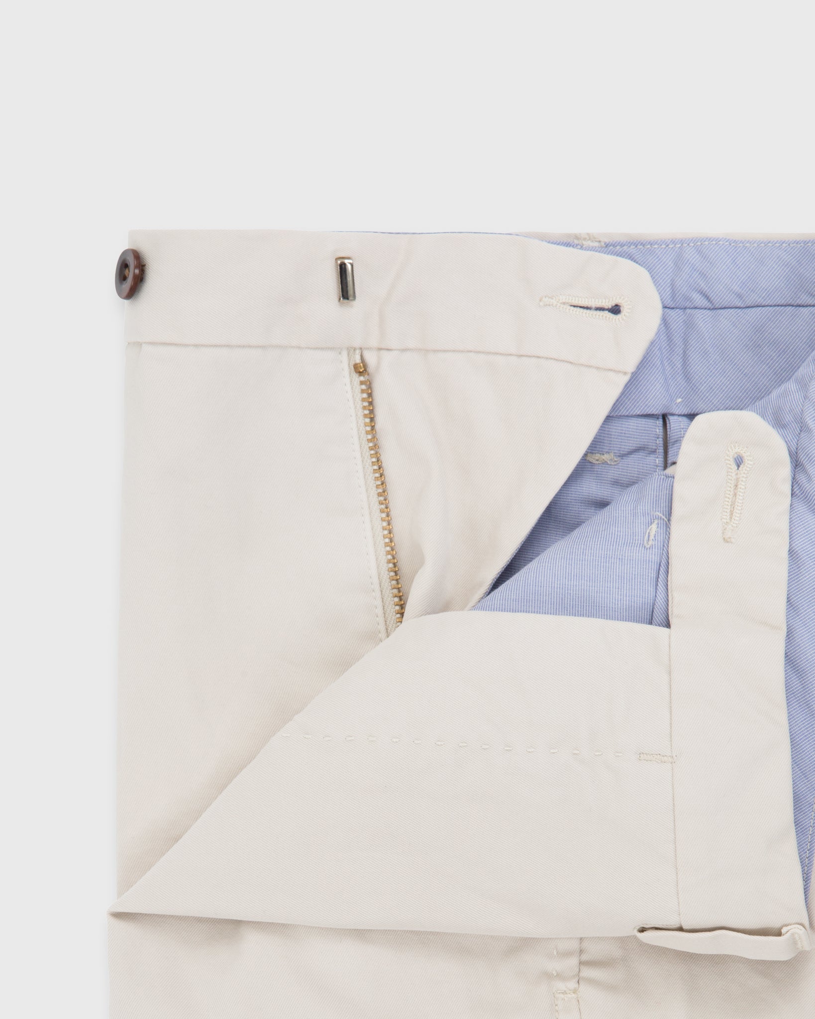 Garment-Dyed Sport Trouser in Stone AP Lightweight Twill