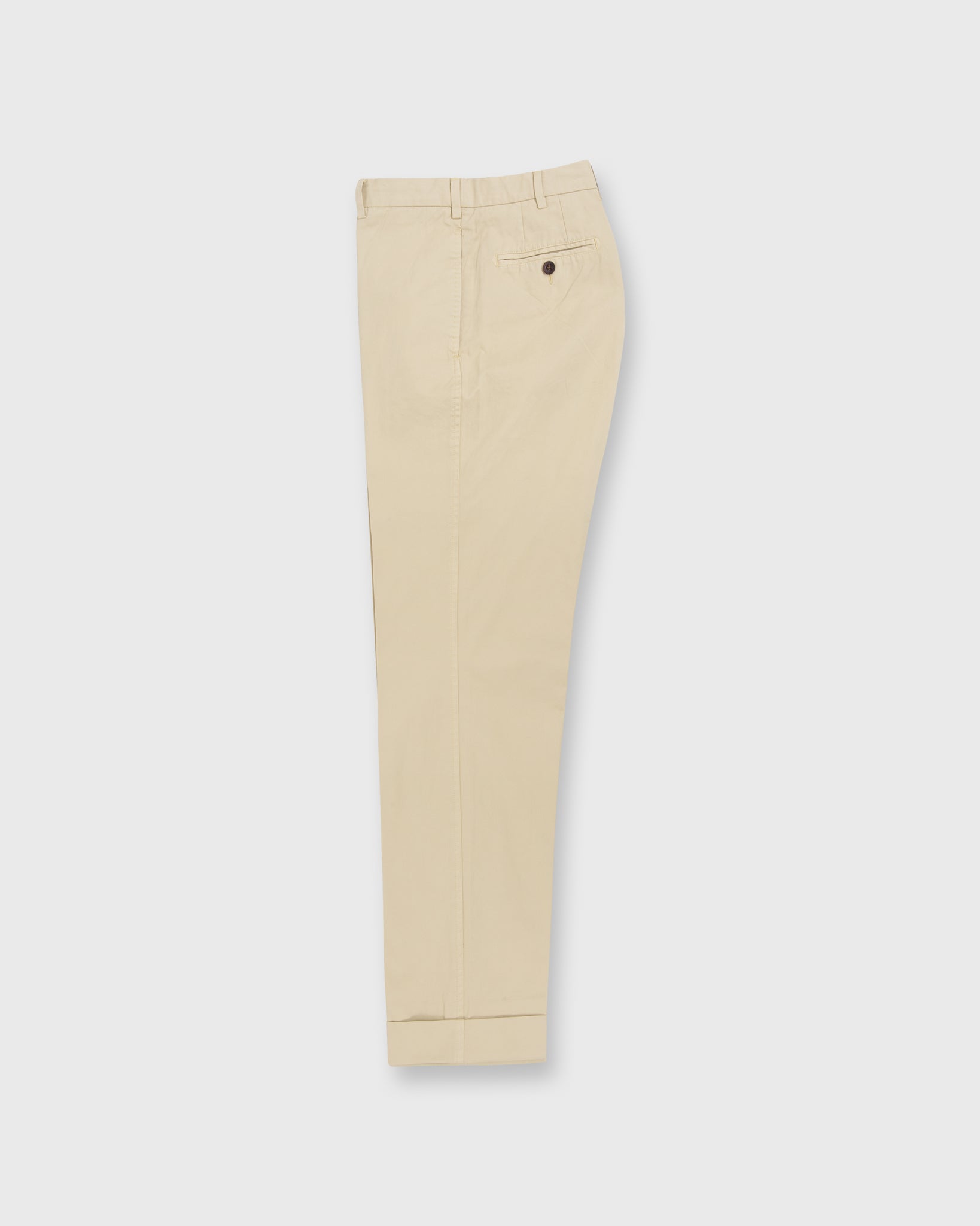 Garment-Dyed Sport Trouser Khaki Lightweight Twill