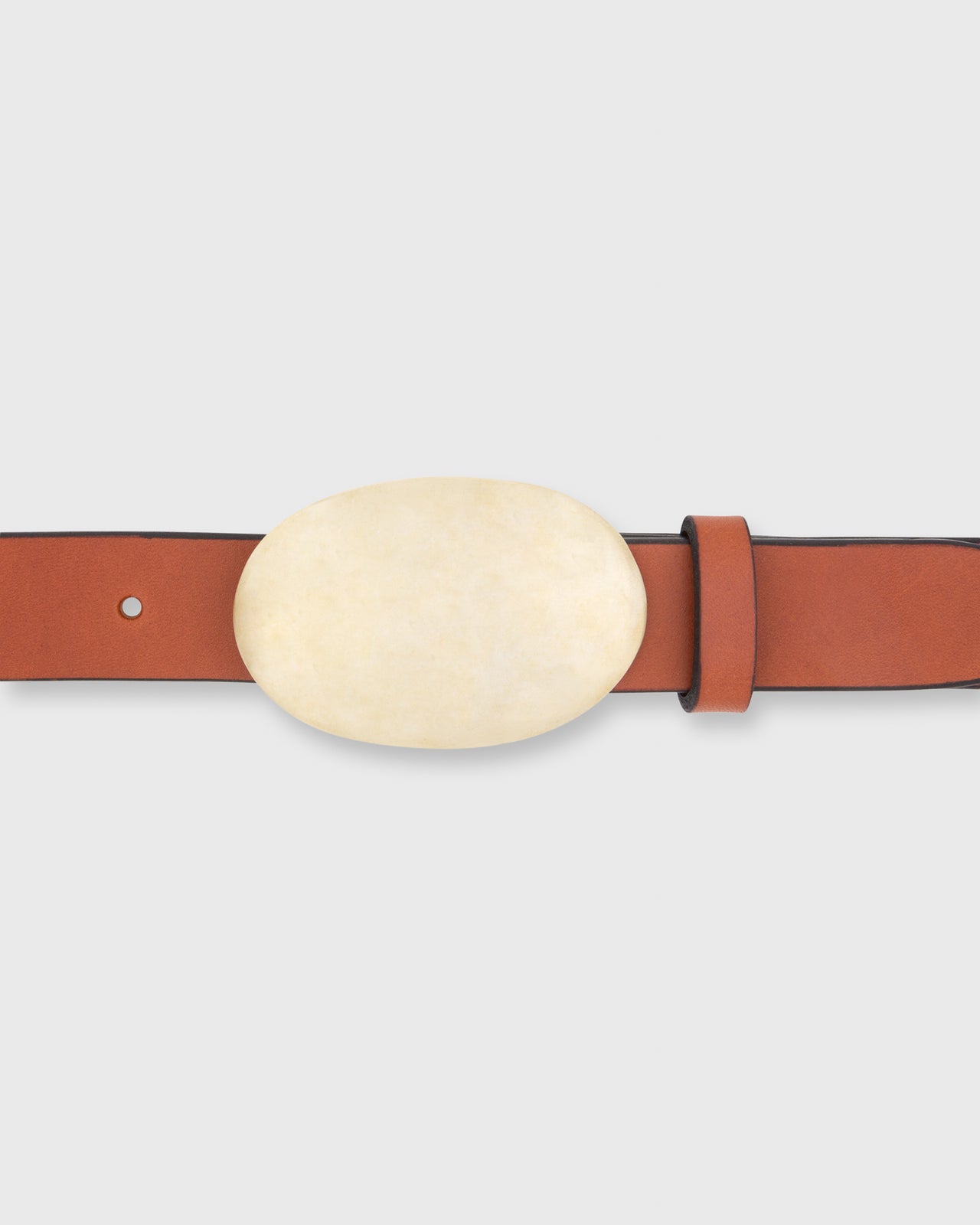 Oval Belt Buckle Brass