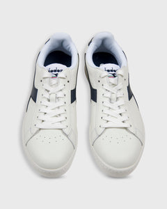 Game L Low Sneaker in White/Navy