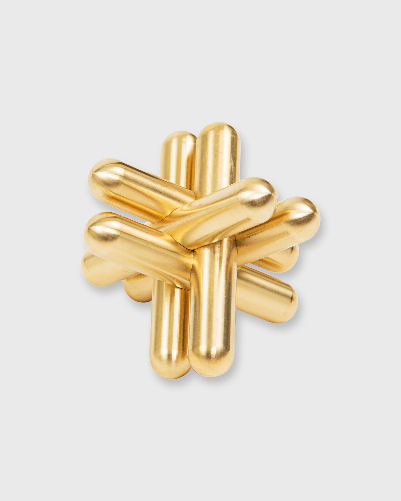 Jack Puzzle in Brass