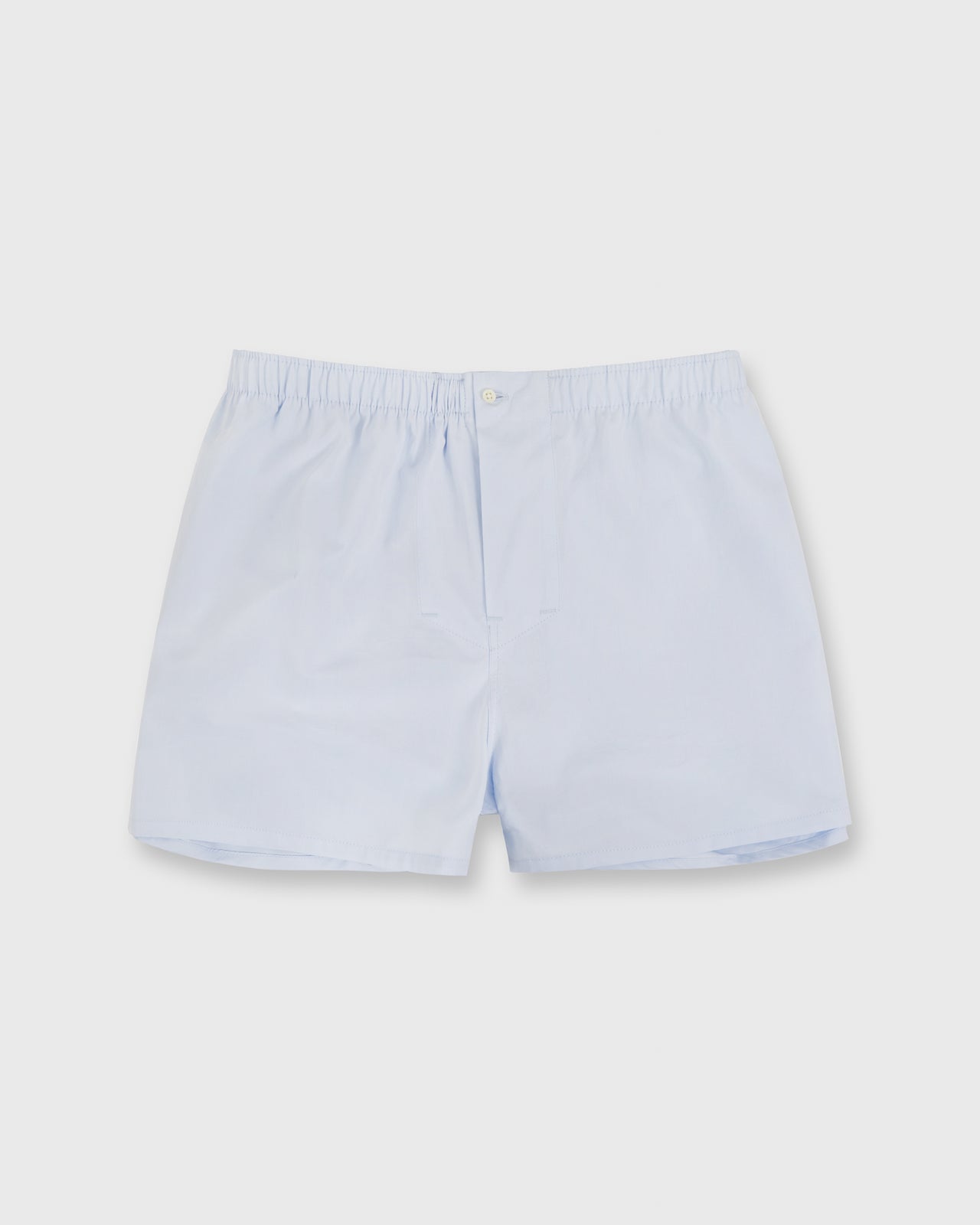 Button-Front Boxer Short Sky Poplin