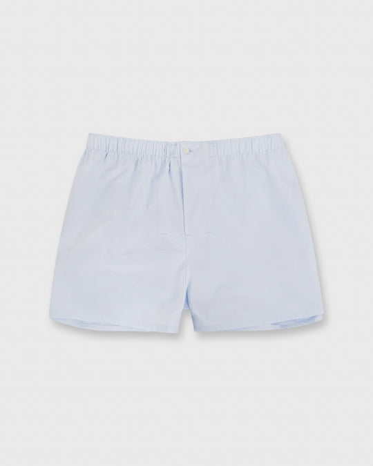 Button-Front Boxer Short Sky Poplin