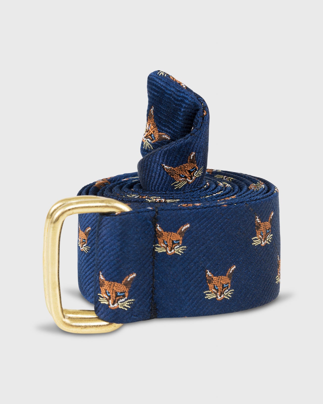 D-Ring Belt Navy Fox Club