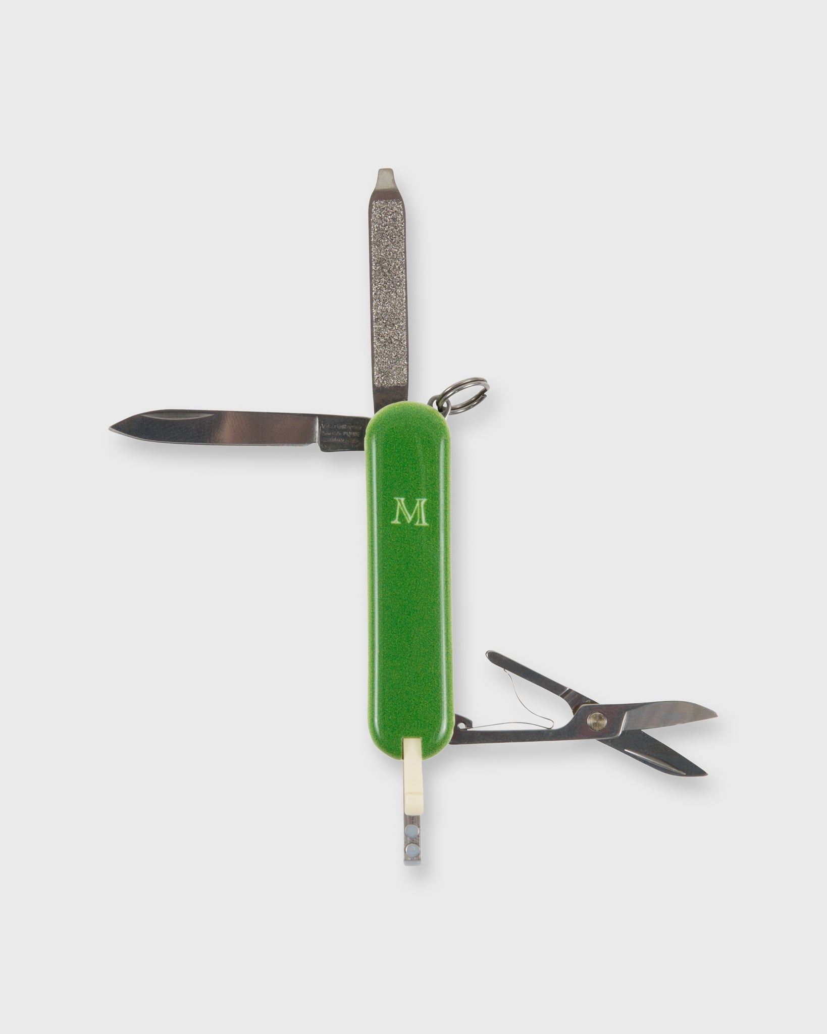 Swiss Army Knife Green/White Mashburn "M"