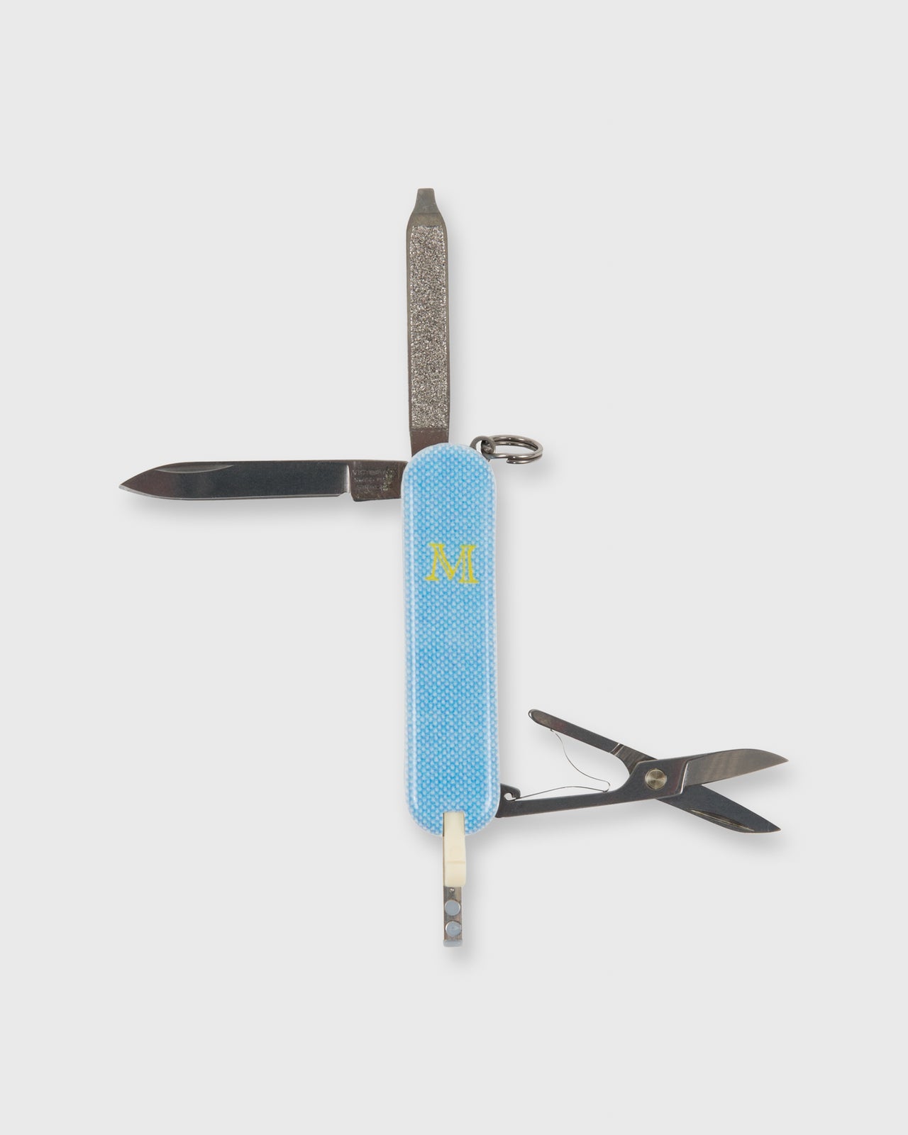 Swiss Army Knife Blue Oxford/Yellow Mashburn "M"