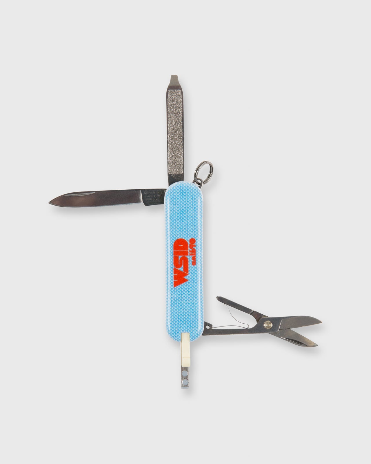 Swiss Army Knife Blue Oxford/Fiesta Red "WSID" Logo