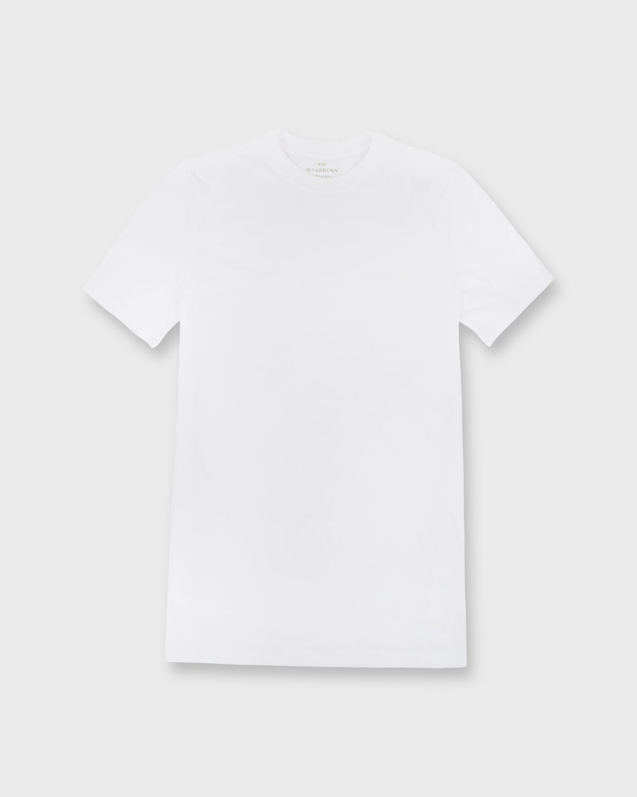 Short-Sleeved Tee White Pima Cotton