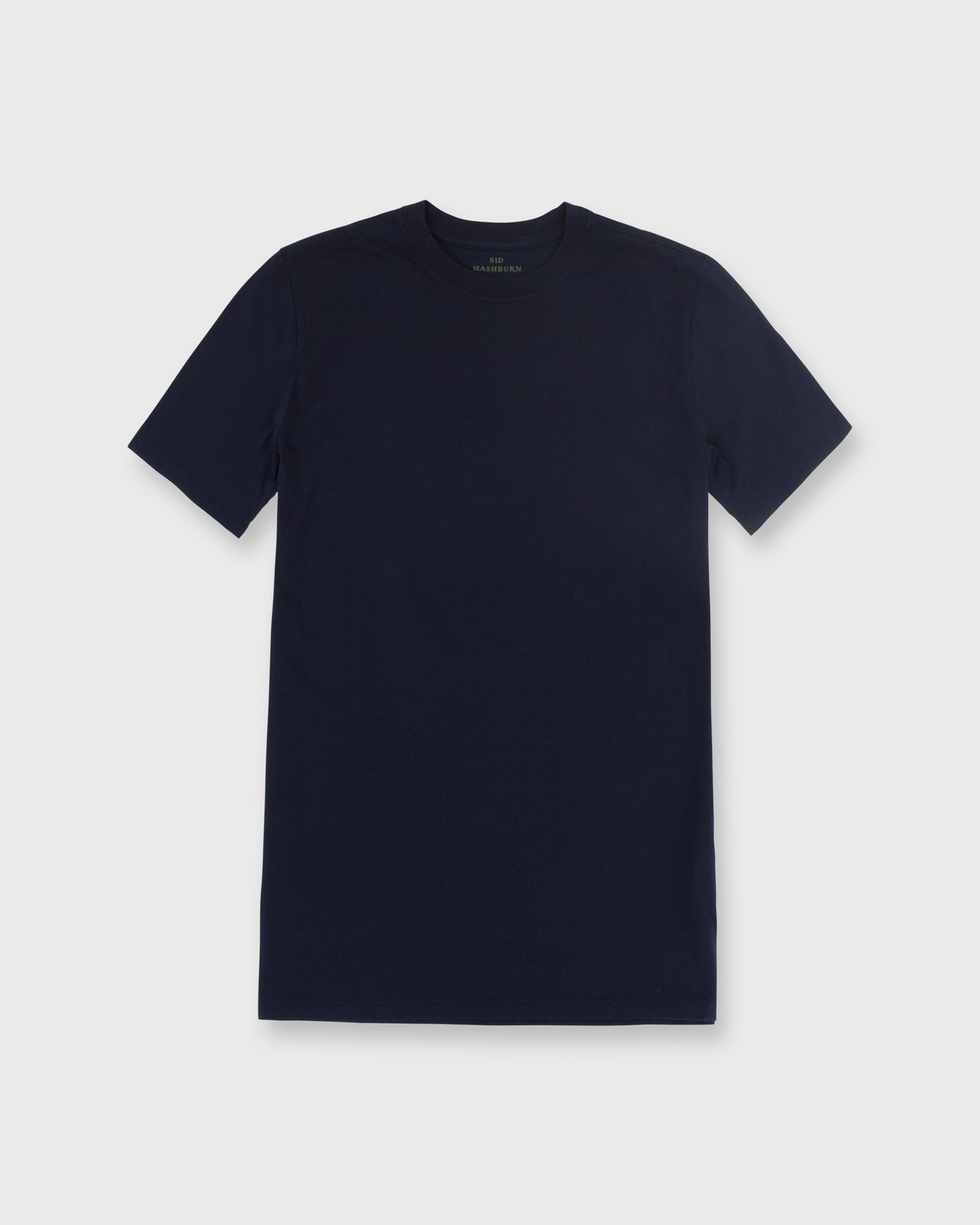 Short-Sleeved Tee Navy Pima Cotton