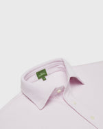 Load image into Gallery viewer, Short-Sleeved Polo in Pale Pink Pima Pique
