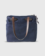 Load image into Gallery viewer, Zip-Top Tote Bag Navy
