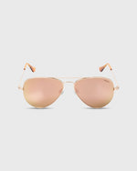 Load image into Gallery viewer, Concorde Sunglasses Rose Gold/Rose Gold Flash Mirror Lens
