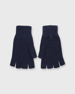 Load image into Gallery viewer, Cashmere Fingerless Gloves Navy
