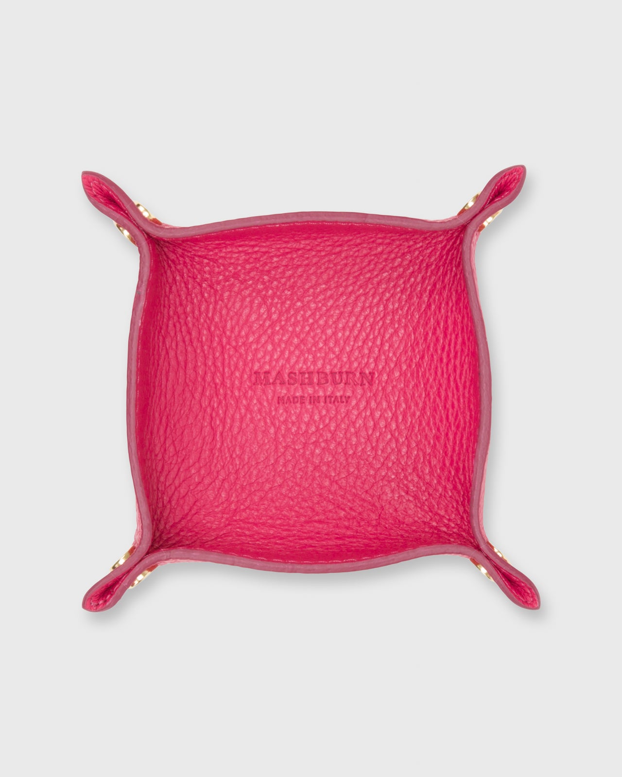 Soft Small Square Tray Orchid Alce Leather