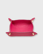 Load image into Gallery viewer, Soft Small Square Tray Orchid Alce Leather
