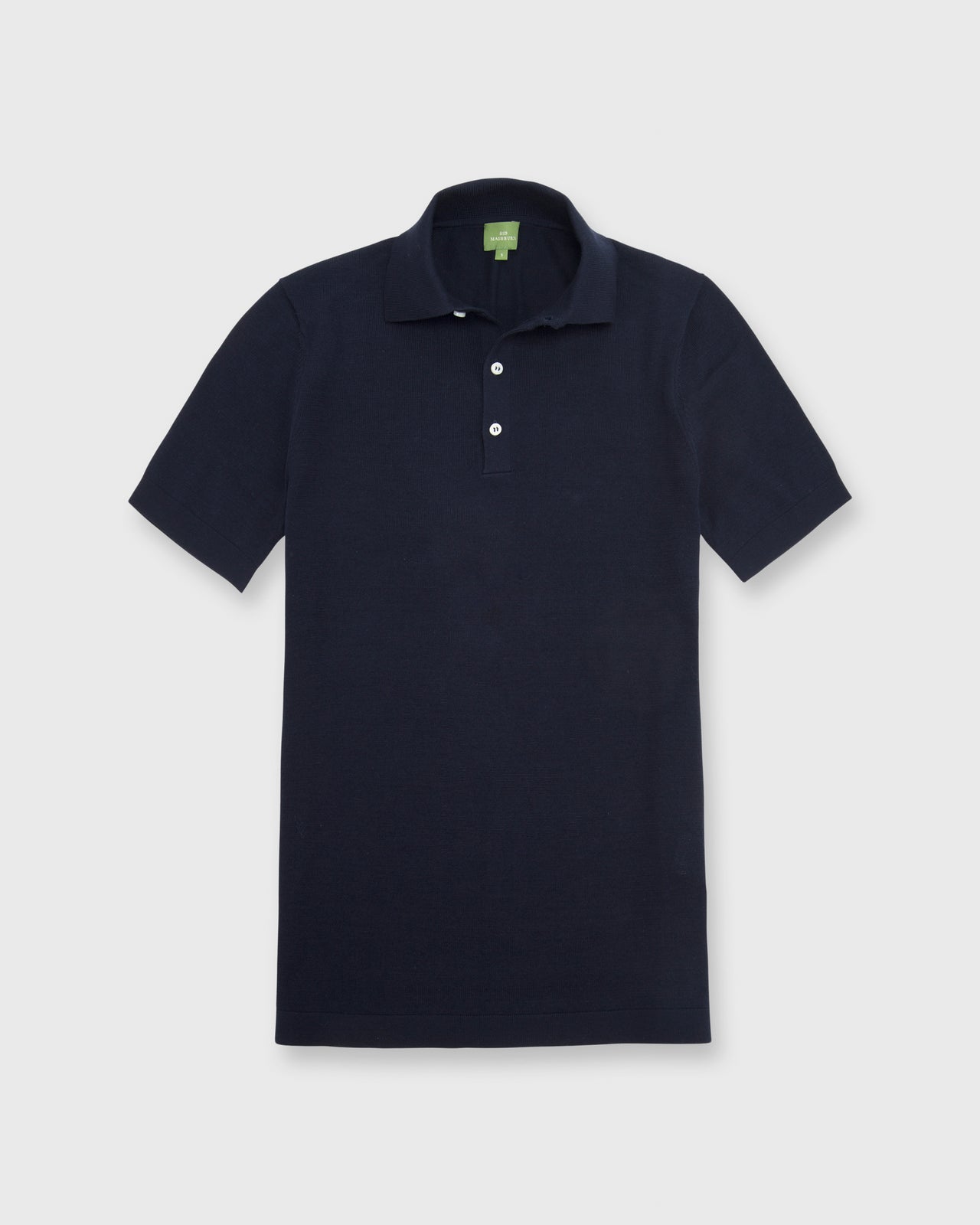Rally Polo Sweater Navy Cotton