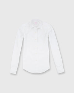 Icon Shirt in White Poplin