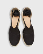 Load image into Gallery viewer, Low Carina Espadrille in Black Canvas
