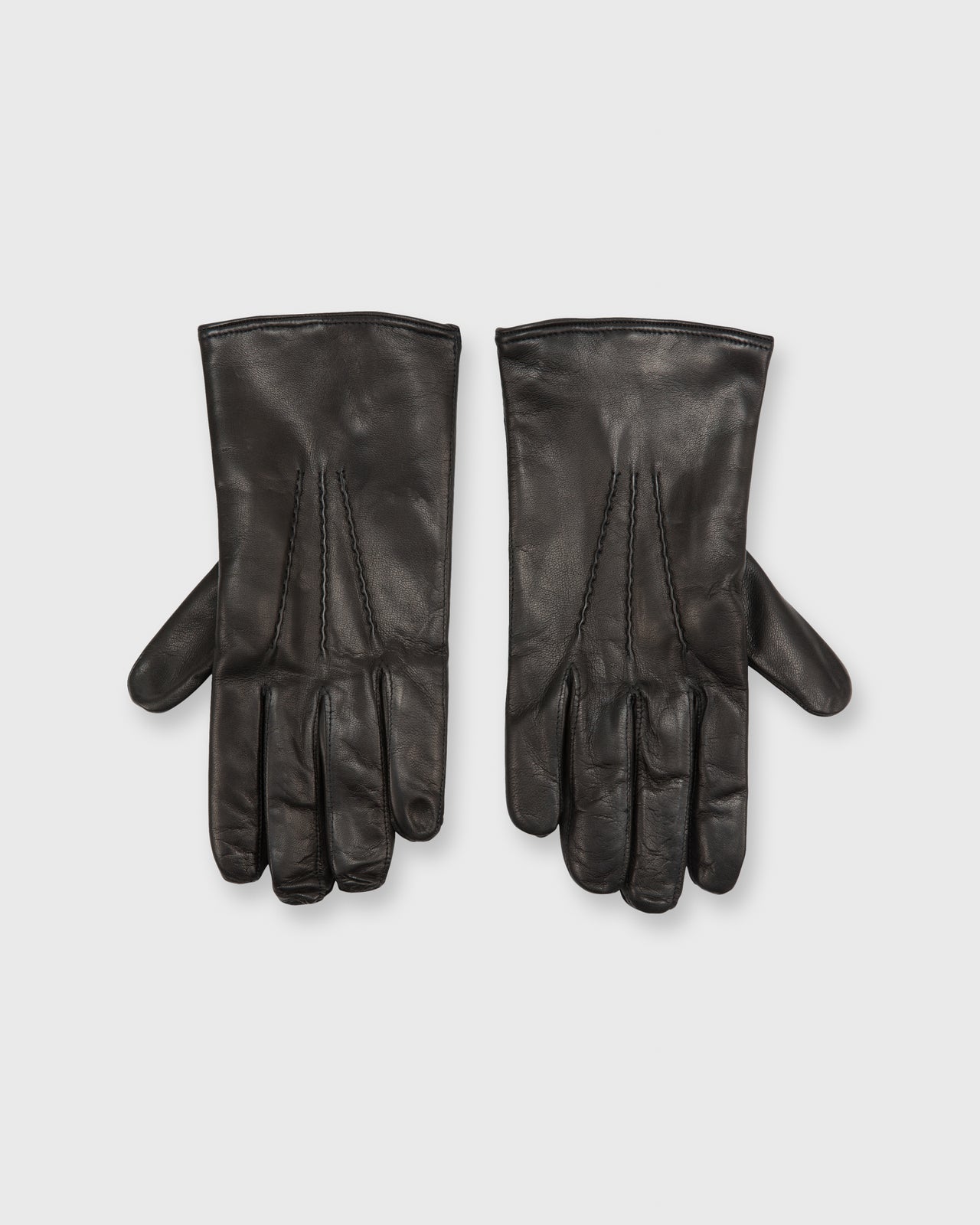 Unlined Gloves Black Nappa Leather