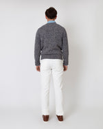 Load image into Gallery viewer, Slim Straight 5-Pocket Pant in White Corduroy
