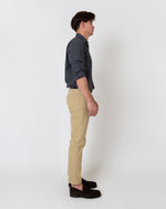 Load image into Gallery viewer, Slim Straight 5-Pocket Pant in Khaki Corduroy
