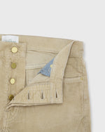 Load image into Gallery viewer, Slim Straight 5-Pocket Pant Khaki Corduroy
