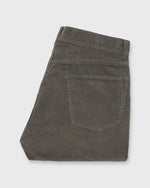 Load image into Gallery viewer, Slim Straight 5-Pocket Pant Smoke Corduroy

