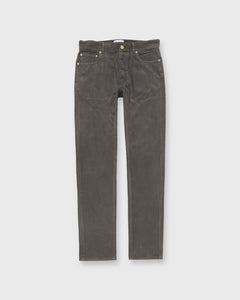 Slim Straight 5-Pocket Pant in Smoke Corduroy | Shop Sid Mashburn