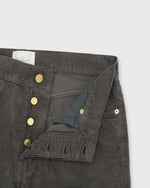 Load image into Gallery viewer, Slim Straight 5-Pocket Pant Smoke Corduroy
