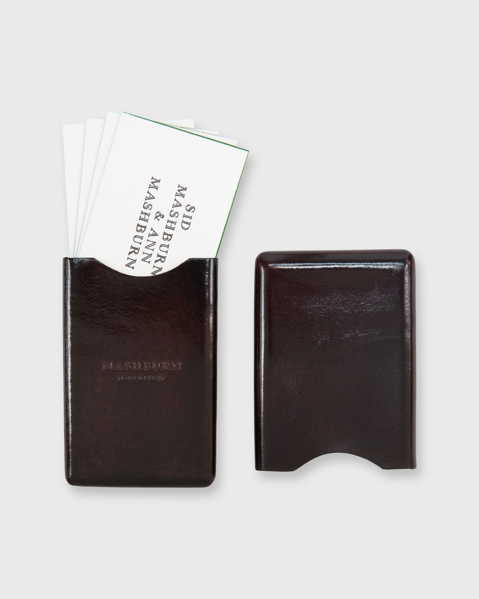 Card Case Dark Brown Leather